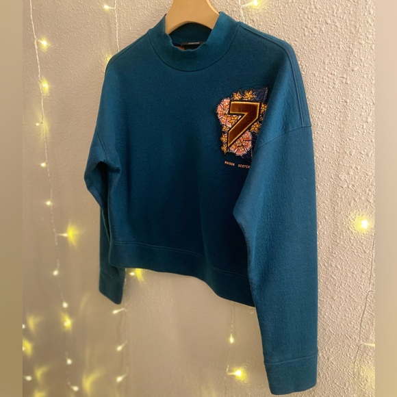 Scotch & Soda Starwatcher crop sweatshirt - Picture 2 of 7